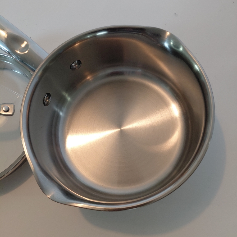 Thomas Rosental Stainless Steel Saucepan with Glass Lid - Silver - Picture 3 of 6